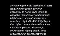 BASINA VE KAMUOYUNA: GAZETECİ SİNAN AYGÜL SERBEST BIRAKILDI