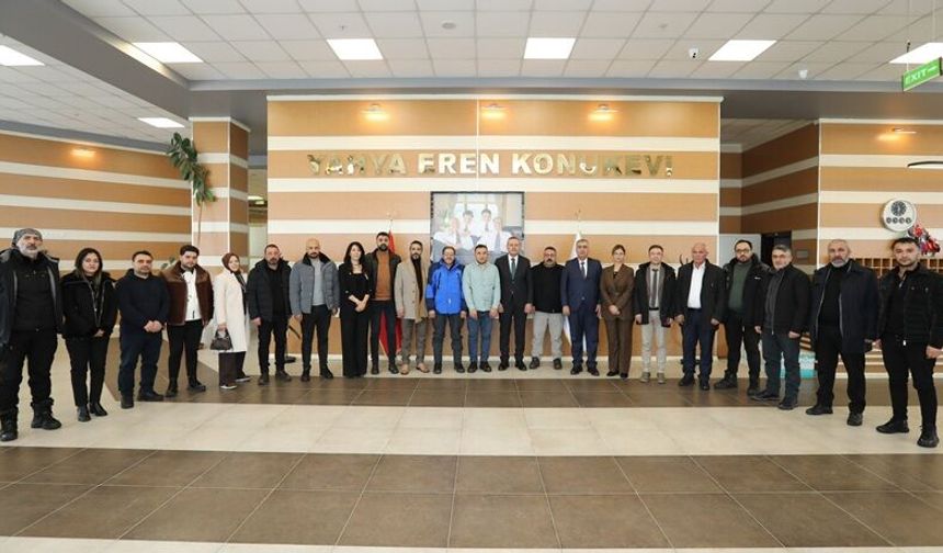 Rektör Elmastaş, Gazetecileri ağırladı